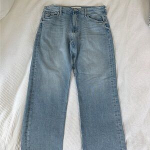 MOTHER The Tomcat Roller Jeans in lighter wash
